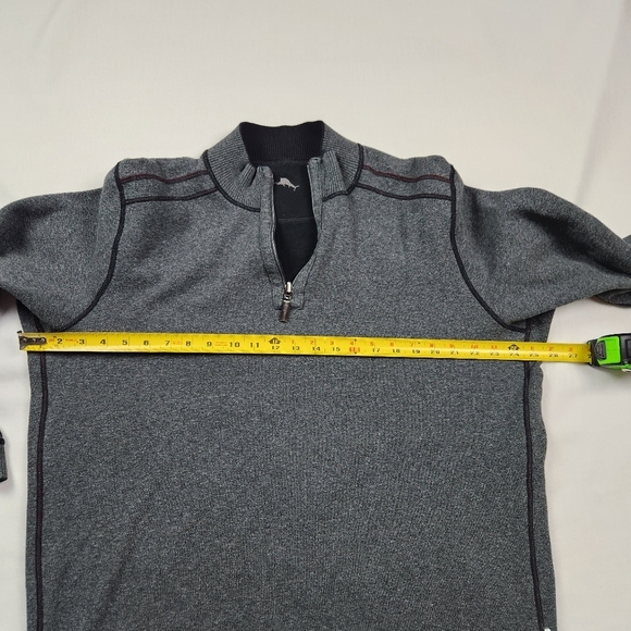 Tommy Bahama Reversible 1/4 Zip Up Sweater - Picture 11 of 14